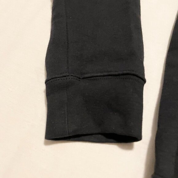 Nike Black Funnel Neck Pullover Logo Swoosh Sweatshirt Womems Medium - Picture 16 of 16